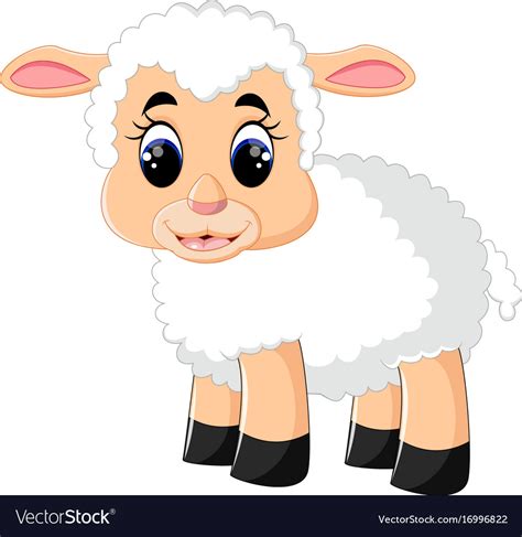 cute cartoon sheep|More.